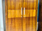 Teak Modern Based 2 Door Alamry Code 92826