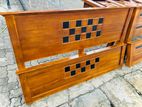 Teak Modern Box Bed (5*6)(60*72) Code 83765