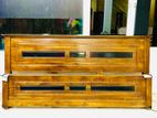 Teak Modern Box Bed 6*6(72*72)code 7199