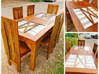 Teak Modern Dining Table And 6 chairs code 6178