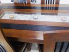 Teak Modern Dining Table And 6 chairs code 719