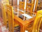 Teak Modern Dining Table And 6 chairs code 781