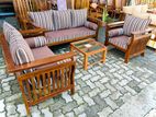 Teak Modern Large Sofa Set with Stone Table Code 82276