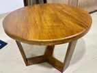 Teak Modern Round Coffee Table
