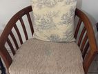 Teak Peanut Chairs with Cushions