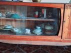 Old Teak Seating Set with Cupboard