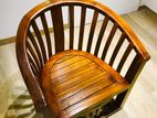 Teak Shell Veranda Chair