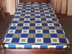 Teak Single Bed 3*6 (36*72) with Mattress