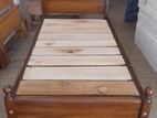 Teak Single Bed 6*3 (72*36) Polished