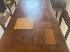 Teak Sofa with Dining Table