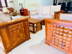 Teak Sofa Set 3 + 2 1 with Coffee Table