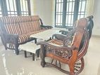 Teak Sofa Set with Drawer