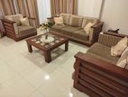 Teak Sofa Set and Living Room