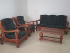 Teak Sofa Set with Coffee Table