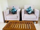 Teak Sofa Set with Coffee Table