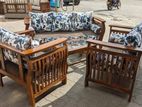 Teak Sofa Set with Coffee Table