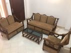 Teak Sofa Set with Coffee Table