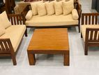 Teak Sofa Set With Coffee Table