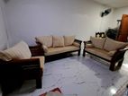 Teak Sofa Set with Cushion (3+2+1)