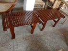 Teak Sofa Stool (N-8)