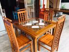 Teak Squire Dining Table with 4 Chairs