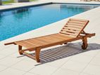 Teak Sunbed