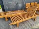 Teak Sunbeds