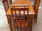 Teak Table 6 Chairs