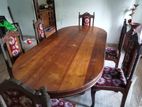 Teak Table with 6 Chairs