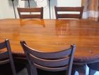 Teak Table with Chair