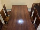 Teak Table with Chairs
