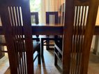 Teak Table with 6 Chairs