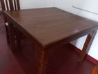 Teak Table with 4 Chairs