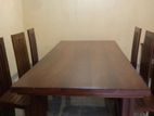 Teak Table with 6 Chairs