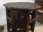 Teak Teapoy Table with Tea Trolly