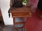 Teak Telephone Stand