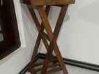 Teak Telephone Stand with Drawer