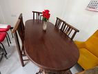 Teak Dining Table with Chairs