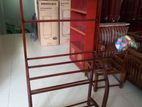teak towel rack (N-6)