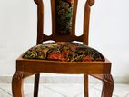 Teak Wood 6 Dining Table Chairs
