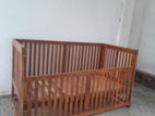 Teak Wood Baby Cot