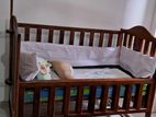 Teak Wood Baby Cot