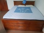 Teak Wood Bed 84x72