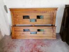 Teak Wood Box Bed