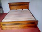 Teak Wood Box Bed