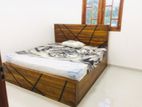 Teak Wood Box Bed with Arpico Springs Mattres