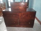 Teak Wood Cupboard with 5 Drawers