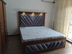 teak wood cushion bed