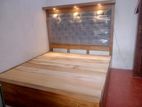 Teak Wood Cushion Bed
