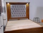 Teak Wood Cushion Bed